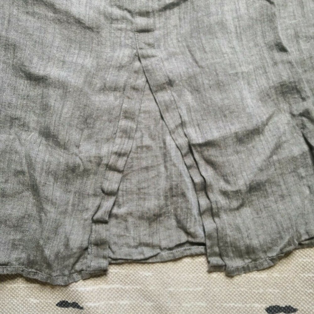 Flax by Jeanne Engelhart Womens Gray Skirt Medium - Picture 3 of 10